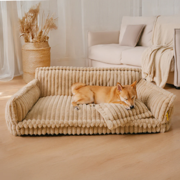 Large Washable Fluffy Orthopedic Soft Dog Pillow Dog Sofa